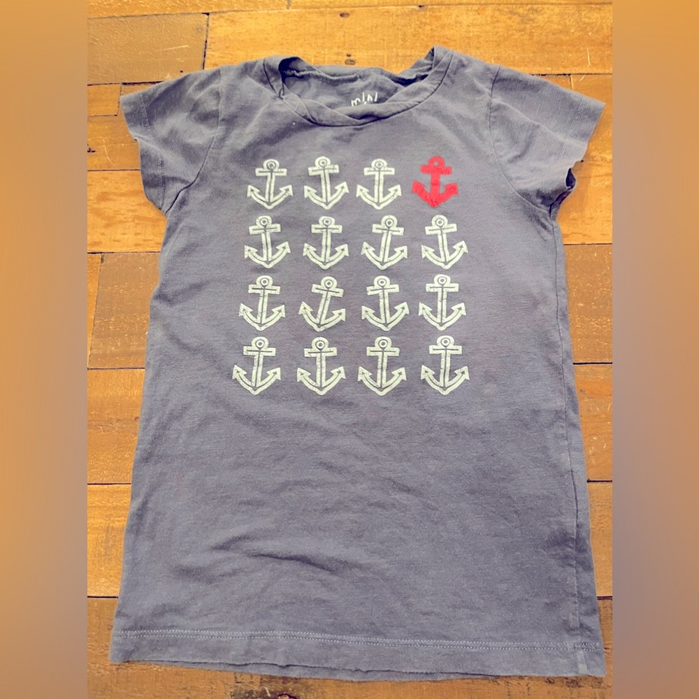 Mini Boden Anchor Tee Size 3-4 youth